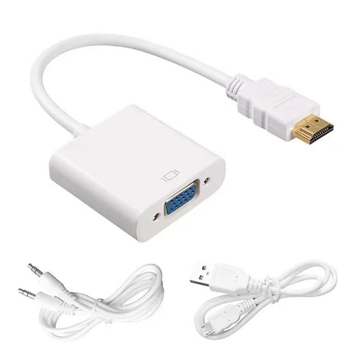 HDTV to VGA Adapter with Audio & USB Power – 1080P