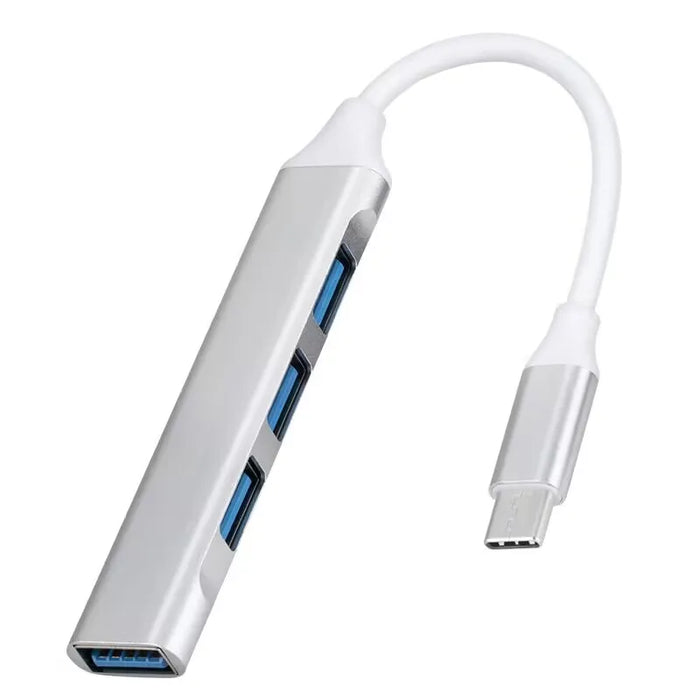 USB-C 4-Port Hub Adapter for MacBook/PC