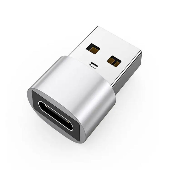 USB Type-C Female to USB 2.0 Male Adapter – Charge & Sync Connector